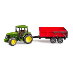 Nessiworld John Deere 6920 Tractor and Red Trailer