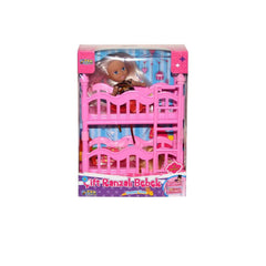 K899-17 2-Storey Boxed Bunk Bed Baby Set-Halit Can Oyuncak