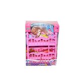 K899-17 2-Storey Boxed Bunk Bed Baby Set-Halit Can Oyuncak