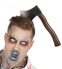 Nessiworld Halloween Bloody Axe Impaled on Head Prank Crown