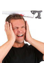 Nessiworld Halloween Bloody Saw Head Prank Crown