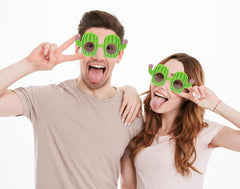 Nessiworld Kaktüs Temalı Hawaii Yaz Partisi Gözlüğü 8.5x18.5 cm