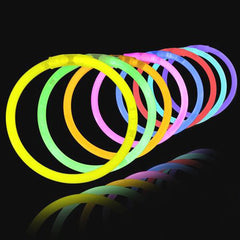 Bracelet phosphorescent lumineux Nessiworld phosphorescent, 50 pièces