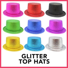 Nessiworld Karışık Renk Simli Silindir Parti Şapkaları (12 Adet)