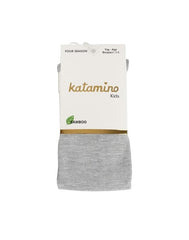 Collants en bambou Nessiworld Mirabel pour filles K30207 Gris