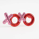 Nessiworld Kırmızı Renk Xoxo Yazılı Parti Gözlüğü 17x7 cm