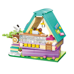 Nessiworld KP28018 Keeppley Lovely Street Calico Cat Comic House Blok Seti -Vagonlife