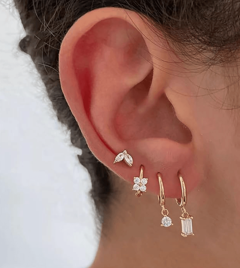 Kristal Küpe Yığını - MeanYou