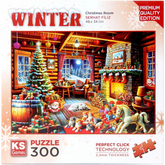 Nessiworld KS Games Christmas Room Puzzle 300 Pieces