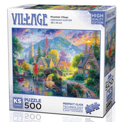 Nessiworld KS Games Mountain Village Puzzle 500 Pieces 20046