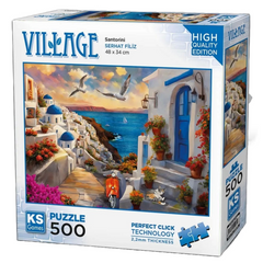 Nessiworld KS Games Santorini Greece Puzzle 500 Pieces 20074