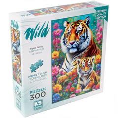 Nessiworld KS Games Tigers Family Puzzle 300 Pieces