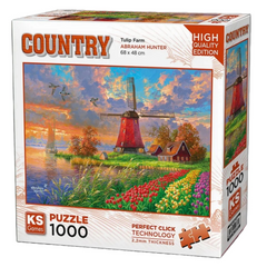 Nessiworld KS Games Tulip Farm Puzzle 1000 Pieces 20787