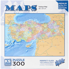 Nessiworld KS Games Türkiye Map Puzzle 300 Pieces