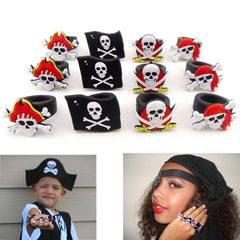 Nessiworld Skull Shaped Child Compatible Plastic Pirate Ring