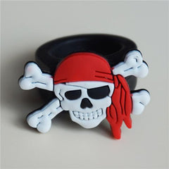 Nessiworld Skull Shaped Child Compatible Plastic Pirate Ring