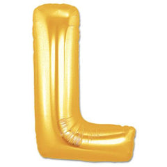 Ballon aluminium lettre L Nessiworld couleur or 40 pouces
