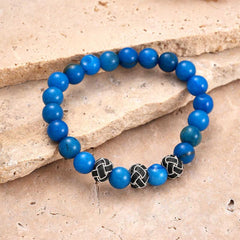 Bracelet en pierre naturelle lapis-lazuli