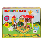 Nessiworld LC0115 3D Dimensional Farm Puzzle - Laçokids