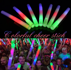 Nessiworld Led Lighted Colorful Sponge Party Stick Luminous Rubber Stick 46 cm