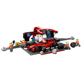 Nessiworld LEGO City Ferrari Car F1 Pit Stop and Pit Crew 60443