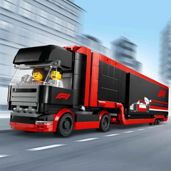 Nessiworld LEGO City RB20 ve AMR24 F1 Arabalı F1 Kamyonu 60445