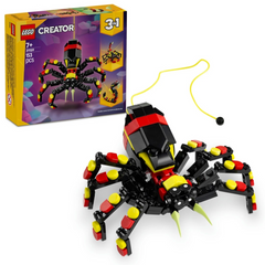 Nessiworld LEGO Creator 3 en 1 Animaux sauvages : L'incroyable araignée, ensemble de jeu 31159