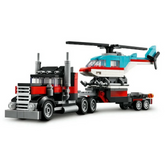 Nessiworld LEGO Flatbed Truck with Helikopter