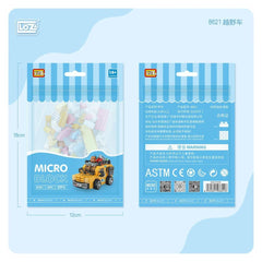 Nessiworld LZ8621 LOZ Car Block Set Mini Bag -Vagon life