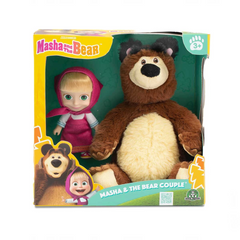 Nessiworld NessiWorld Masha and the Bear 20 Cm Plush 12 Cm Doll MHA21000 NessiWorld