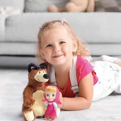 Nessiworld NessiWorld Masha and the Bear 20 Cm Plush 12 Cm Doll MHA21000 NessiWorld