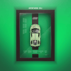 Meanyou 3D Metal Arabalı Tablo - MeanYou