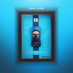 Meanyou 3D Metal Arabalı Tablo - MeanYou