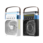 Meanyou 4’ü 1 Arada Taşınabilir Mini Klima Fanı – Nemlendirici, Gece Lambalı Sessiz Soğutucu USB Şarjlı, 3 Hız Ayarı, Kompakt Tasarım - MeanYou