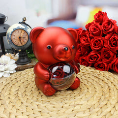 Meanyou Ayıcık Kutulu Kalp Kolye - MeanYou