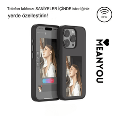 Meanyou E-ink NFC Telefon Kılıfı iPhone 15-14-13 - MeanYou