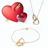 Meanyou Ebedi Aşk Kutusu & Kişiye Özel Bileklik & Kolye - MeanYou