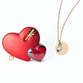 Meanyou Ebedi Aşk Kutusu ve Kişiselleştirilmiş Disk Kolye - MeanYou