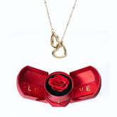 Meanyou Ebedi Harmoni Gül Kutusu & Kişiye Özel Kolye - MeanYou