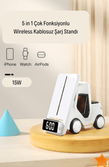 Meanyou Forklift 5 in 1 Kablosuz Magsafe Şarj Standı - MeanYou