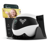 Meanyou Hareketli Ev Kamerası Ebo Güvenlik Kamerası Robotu 1080p Otomatik Şarj, Gece Görüşü, Evcil Hayvan/Yaşlı/Bebek İçin Kablosuz Kamera, Çift Yönlü Konuşma, Uygulama Kontrolü - MeanYou