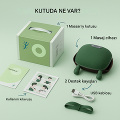 Meanyou İnsan Eli Isıtmalı Masaj Aleti - Boyun ve Omuz Ağrılarına Hızlı Çözüm - MeanYou