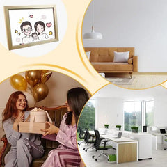 Meanyou Manyetik Ahşap Sanat Dekor Çerçeve - MeanYou