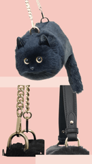 Meanyou Peluş Kedi Çanta - MeanYou