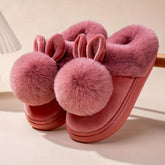 Meanyou Peluş Tavşan Terlik - MeanYou