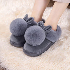 Meanyou Peluş Tavşan Terlik - MeanYou