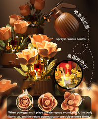 Meanyou Sihirli Çiçek Açan Lego – Hareketli Çiçek Buketi Seti - MeanYou