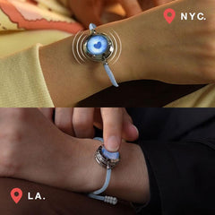 Meanyou Uzak Mesafe Mavi Aventurinli Azure Dokunmatik Bileklikler - MeanYou