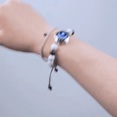 Meanyou Uzak Mesafe Titreşimli Çift Bileklik Boncuk Taş - MeanYou