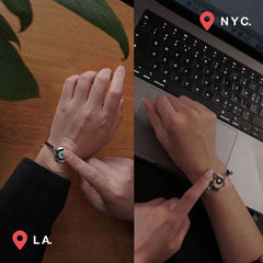 Meanyou Uzak Mesafe Titreşimli Milano İpli Dokunma Bileklikleri - MeanYou